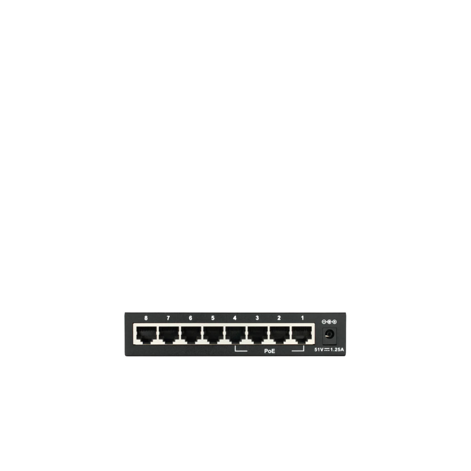 8-Port Desktop Switch with 4 PoE Ports
