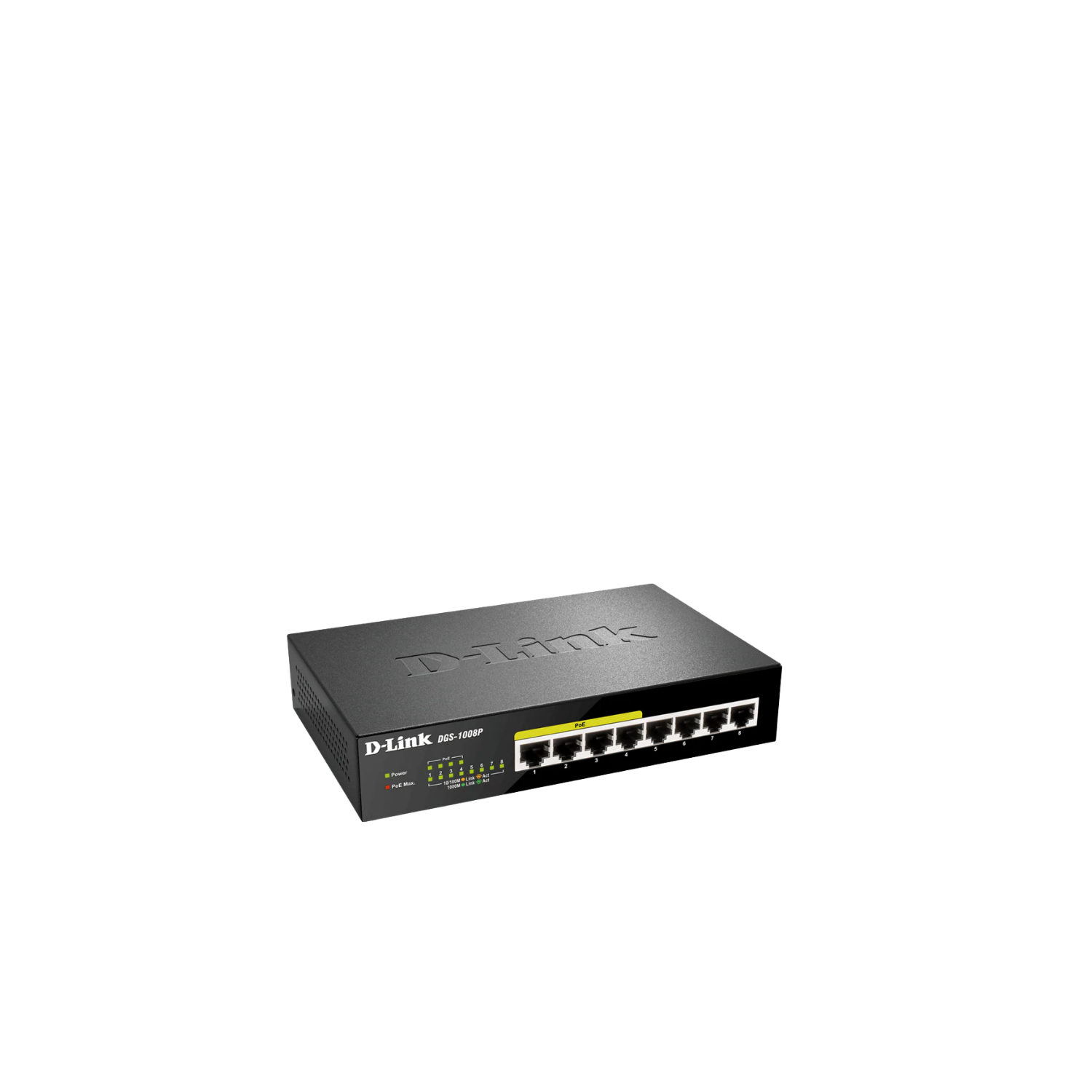 8-Port Desktop Switch with 4 PoE Ports