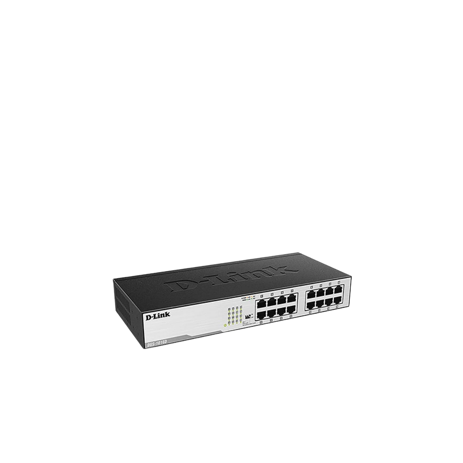 16-Port Gigabit Desktop/Rackmount Switch In Metal Casing