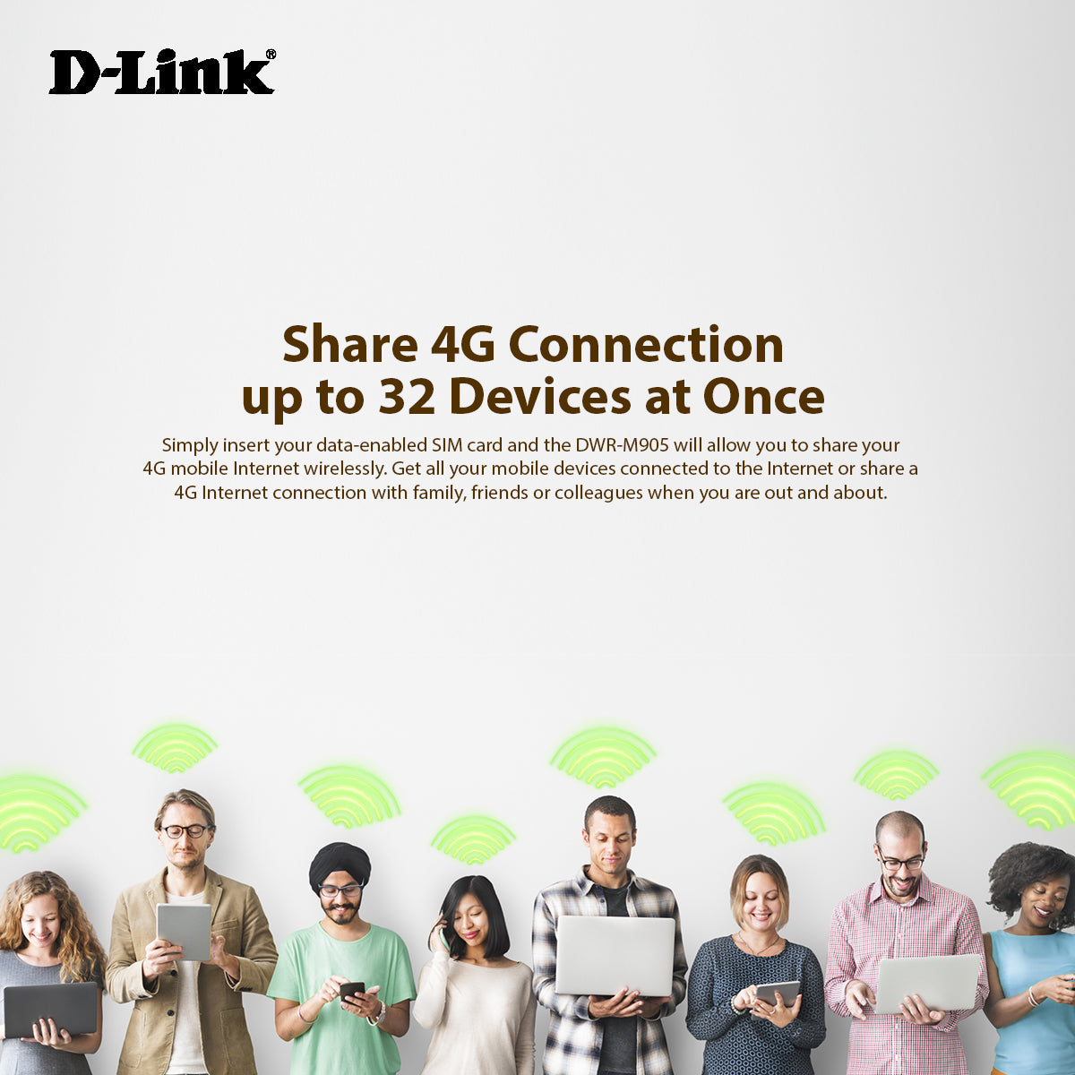 4G LTE N300 Mobile Router with LAN & WAN