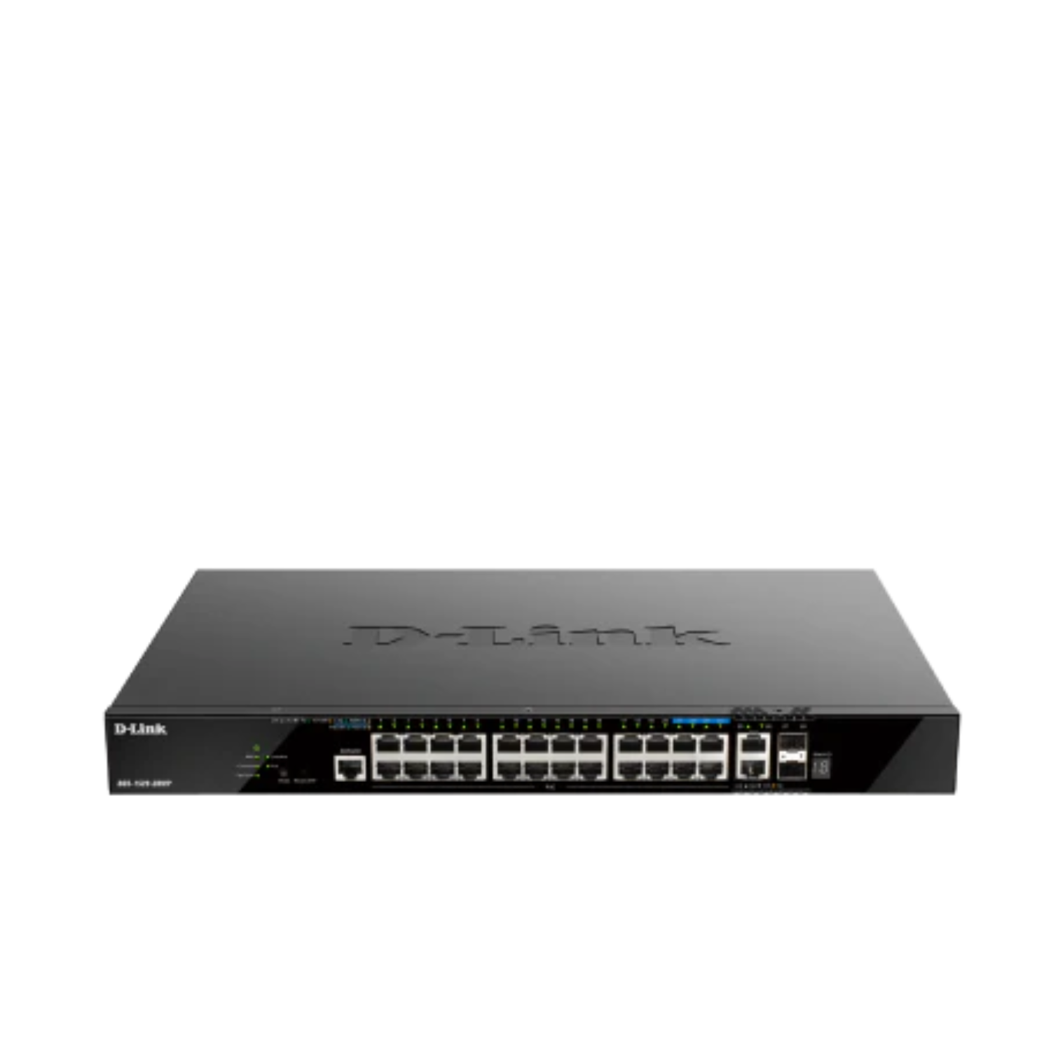 28-port Gigabit Layer 3 Stackable Smart Managed PoE (370W) Switch with 4-port 2.5G & 4-port 10G Uplinks