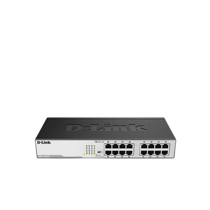 16-Port Gigabit Desktop/Rackmount Switch In Metal Casing
