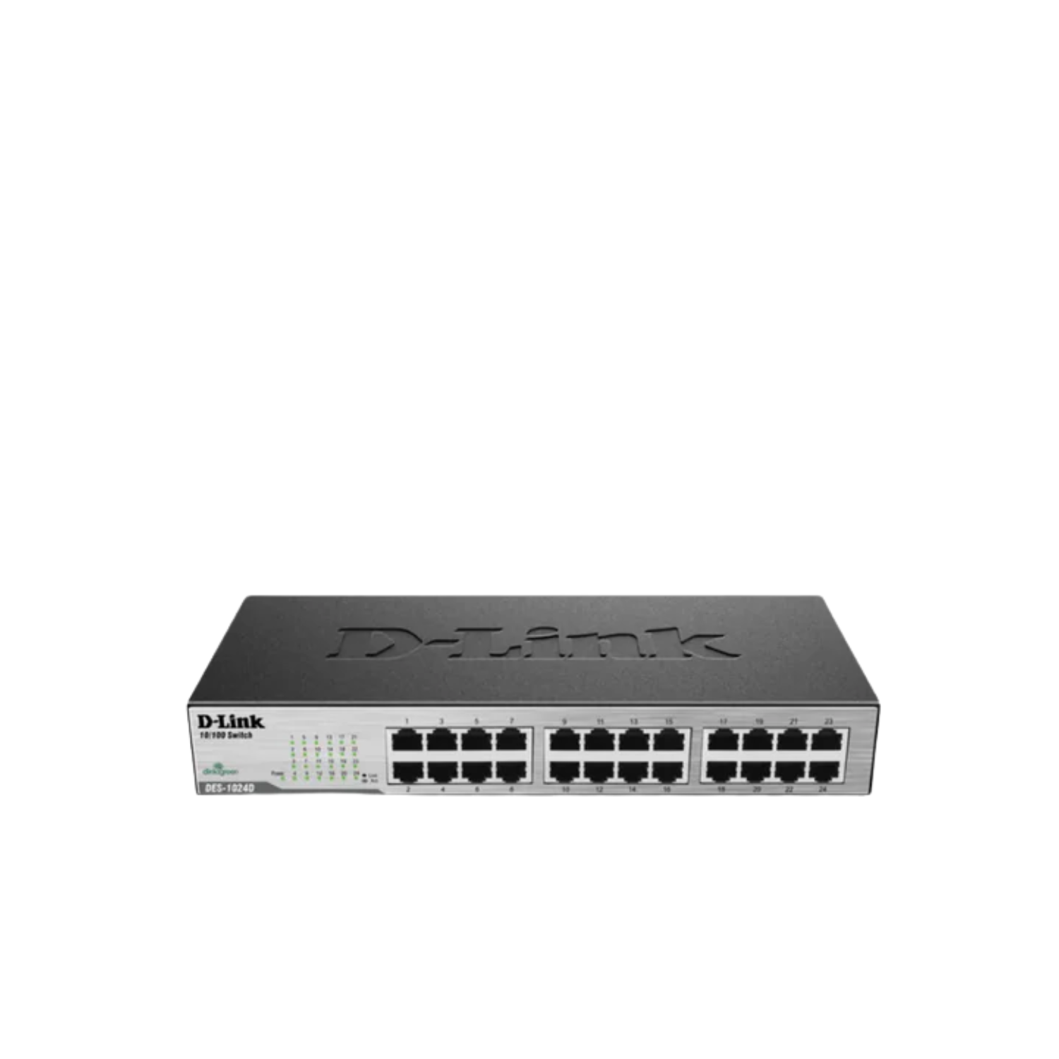 24-Port Fast Ethernet Desktop/Rackmount Switch In Metal Casing