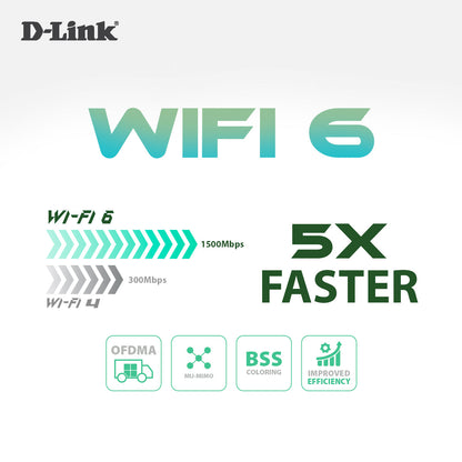 4G LTE AX1500 Gigabit Mobile Router with LAN & WAN
