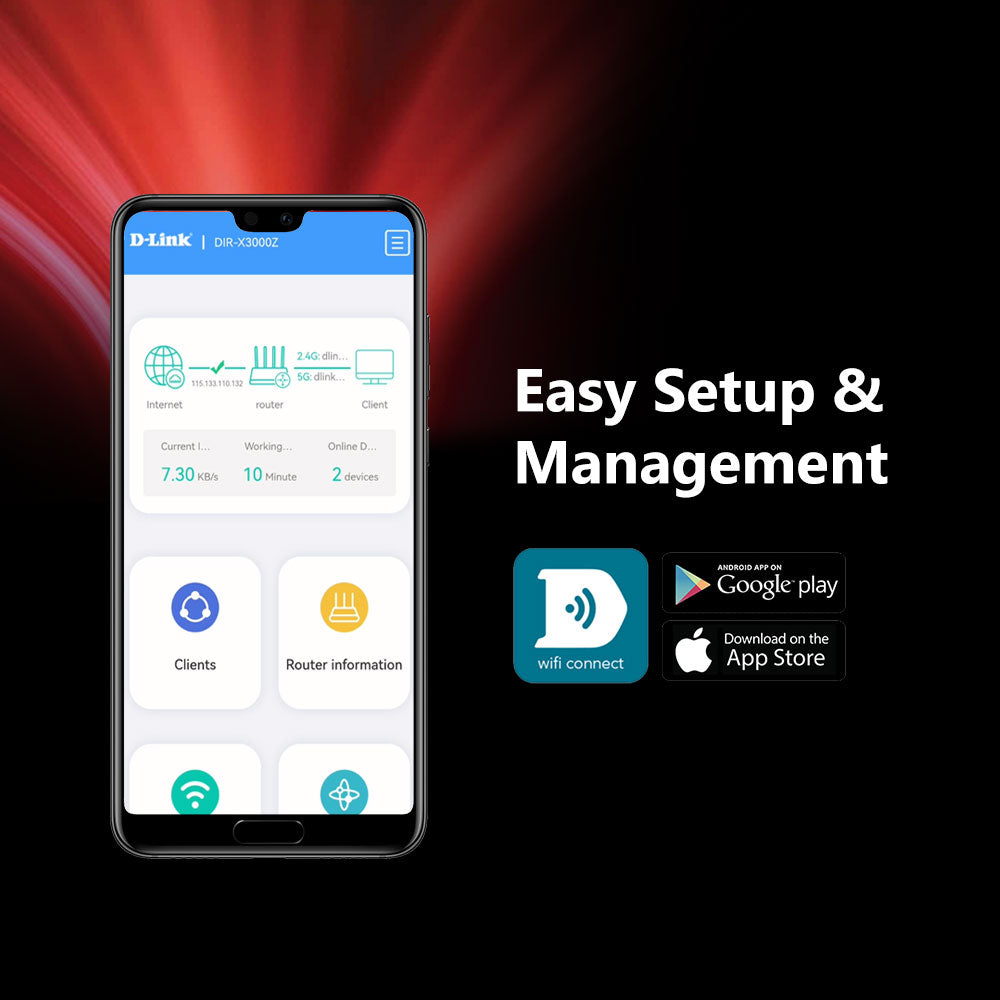 AX3000 Gigabit Wi-Fi 6 Mesh Router
