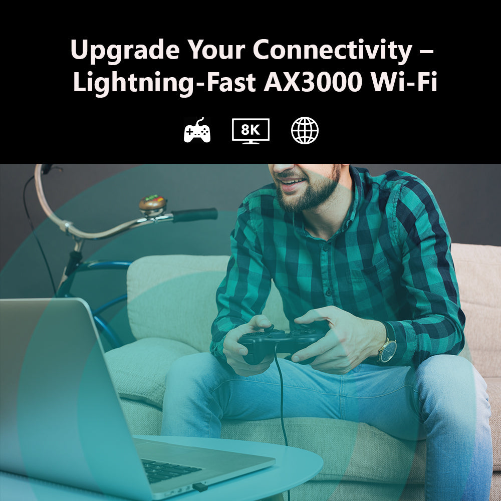 Wireless AX3000 Wi-Fi 6 MINI USB 3.0 Adapter