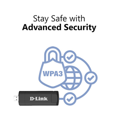 Wireless AX3000 Wi-Fi 6 High Gain USB 3.0 Adapter