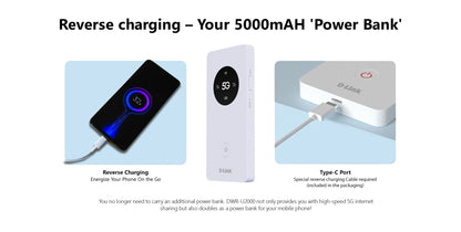 5G Mobile Wi-Fi Hotspot AC1200