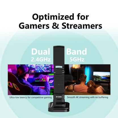 Wireless AX3000 Wi-Fi 6 High Gain USB 3.0 Adapter