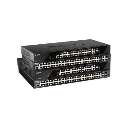 52-port Gigabit Layer 3 Stackable Smart Managed Switch with 4-port 10G Uplinks