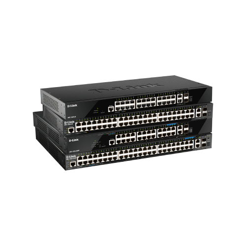 52-port Gigabit Layer 3 Stackable Smart Managed Switch with 4-port 10G Uplinks